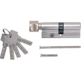 BGS Diy 85280 Safety Door Cylinder with Rotary Knob 80 mm