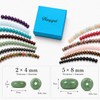 Muliteolor Rondelle Gemstone Beads 4x2mm, 150PCS Natural Stone Spacer Beads