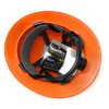 TRUECREST/HDPE Orange Full Brim Hard Hat with Fas-trac Suspension