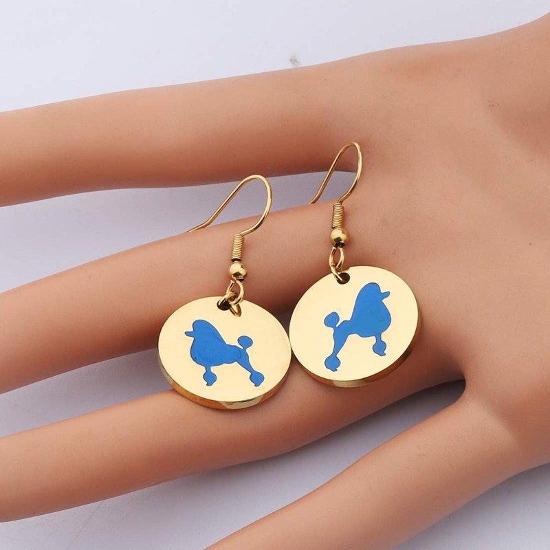 LBSBO - Pendientes de caniche de 1922, regalo de hermandad,