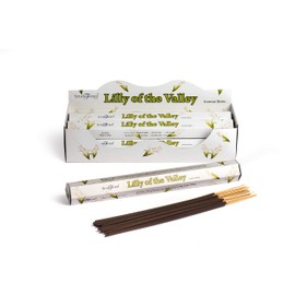 STAMFORD INC. 37144 Lily of the Valley Incense Sticks, 20 Sticks x 6 Packs