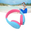 Bluetooth Kids Headphone Stereo Noise Reduction RGB Light Foldable Children
