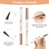 LOPHE Eyebrow Pen with 4 Fork Tip, Long-lasting Waterproof Eyebrow