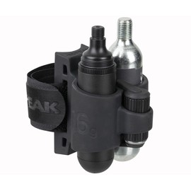 Topeak Tubimaster RX Multifunction Tubeless Bicycle Tyre Repair Kit with CO2 Inflator, black/light grey, black/light grey