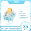 EPOMAKER Sea Salt Silent Mechanical Keyboard Switches Set, 5-Pin Switch,