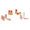 sourcing map 42pcs Tig Torch Kit for WP-9, WP-20, WP-25