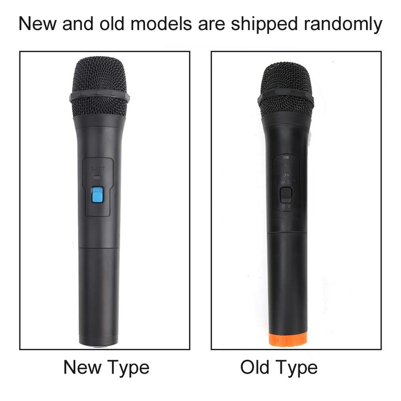 Tangxi VHF Microphone, Universal Handheld Karaoke Mic Speaker, Over 110