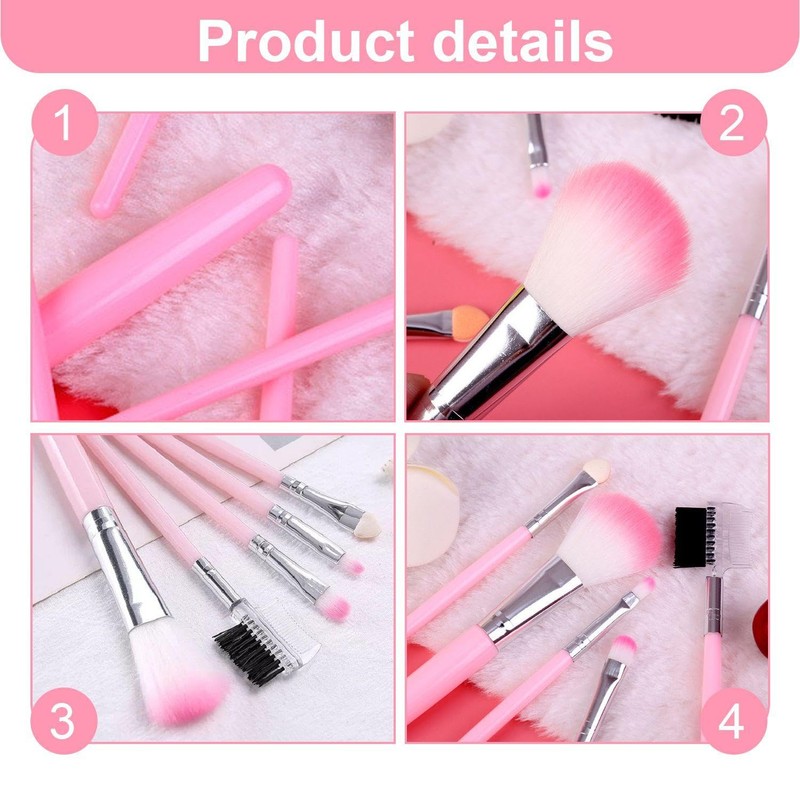 6 Pieces Mini Puff And 5 Pieces Makeup Brushes, Makeup