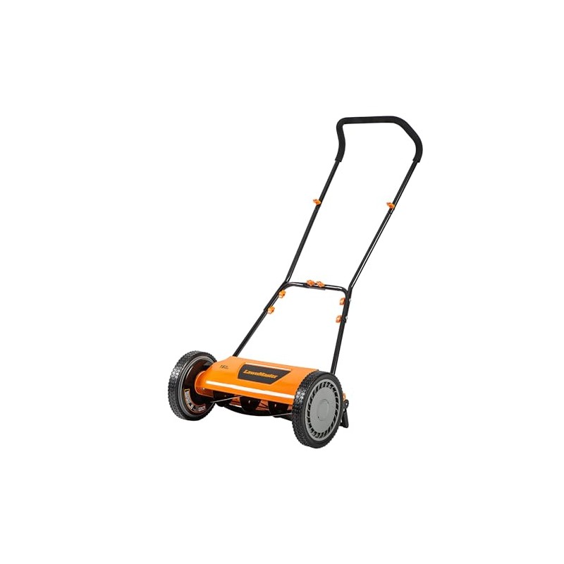 LawnMaster LMRM1602 Push Reel Lawn Mower 16-Inch 5-Blade