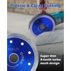 AOKLIT 4.5 inch Super Thin Diamond Blade for Angle Grinder,