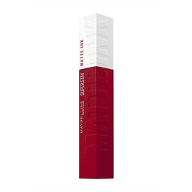 Maybelline SuperStay Matte Ink Labial Líquido, Larga Duración 16 Horas, Alta Pigmentación Sin Transferencia, Aplicador de Precisión en Flecha, 20 Pion