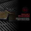 Grillstream Barbecue Cleaning Brush Replacement Heads, Tough Brass Bristles for