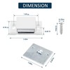BokWin 12 PCS Magnetic Door Catch,Single Magnetic Catch White-15lb High
