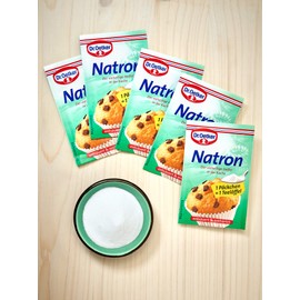 Dr. Oetker 1 x 5 x 5g Sodium Hydrogen Carbonate for Deacidifying Baking Recipes & Softening Coffee/Tea Water Multipurpose Vegan