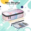 ERRKEWEND Marble Graphic Pencil Case Bag for Kid, Durable Soft