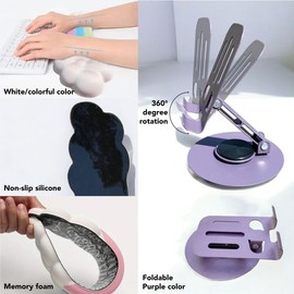 Cloud Keyboard Wrist Rest - Soft Wrist Rest for Computer Keyboard - Ergonomic Keyboard Pad for Comfort and Support - Ideal for Home or Office Use