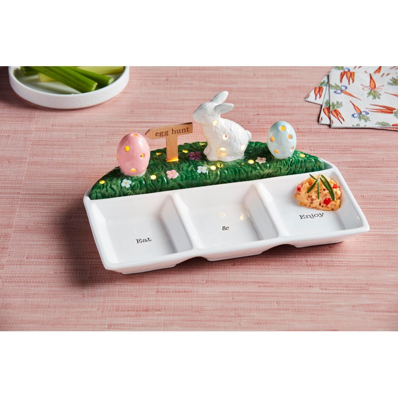 Mud Pie Large Easter Led Sitter; 4 3/4" X 10