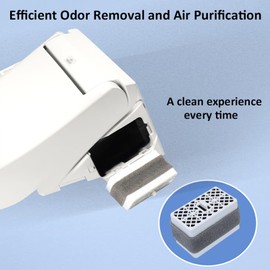 Deodorizer Catalyst Filter for Toto Washlet THU9476, C100 C200 S300e S350e S500e, Bathroom Toilet Air Filter Carbon Deodorizing Cartridge Parts, 2 Pack