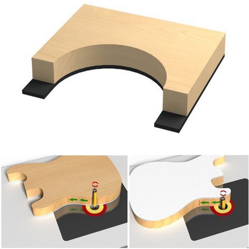 Yakamoz Flush Trim Router Bit Top & Bottom Bearing 1"