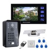 Touch Key 7 Lcd RFID Password Video Door Phone Intercom