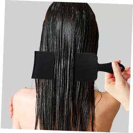 Healvian 2pcs Hair Coloring Board Professional Dyeing Highlighting Tool for Hairdressers Ergonomic Design Textured Smooth Black