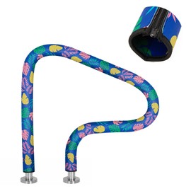 Pool Handrail Cover,8 Feet Swimming Pool Hand Railing Covers with Zipper,Slip Resistant Rail Grip Covers for Swimming Pool Hand Railing,Neoprene Zippered Pool Handrail Cover (Blue, 8ft)