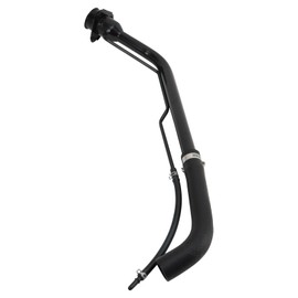 TRQ Fuel Tank Filler Neck Black Compatible with 2011-2016 Ford F-250 Super Duty F-350 Super Duty