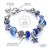 Capital Charms Blue Star Silver Plated Charm Bracelet Set, Jewelry