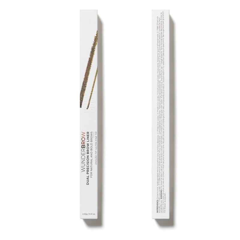 WUNDER2 WUNDERBROW Dual Precision Brow Liner - Brunette Colour -