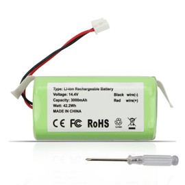 3000mAh RVBAT850 Vacuum Battery for Shark Ion R1000C RV1100S1US RV850 AV1010AE AV2501AE AV911 AV970 RV763 RV764 RV765 RV771 RV772 RV913S RV2610WA RV2610WD QR1000SB UR1000S1US Robot Vacuum Cleaners