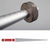 Stainless Steel Aperture Ruler Taper Gauge, Full Round Dia Scale