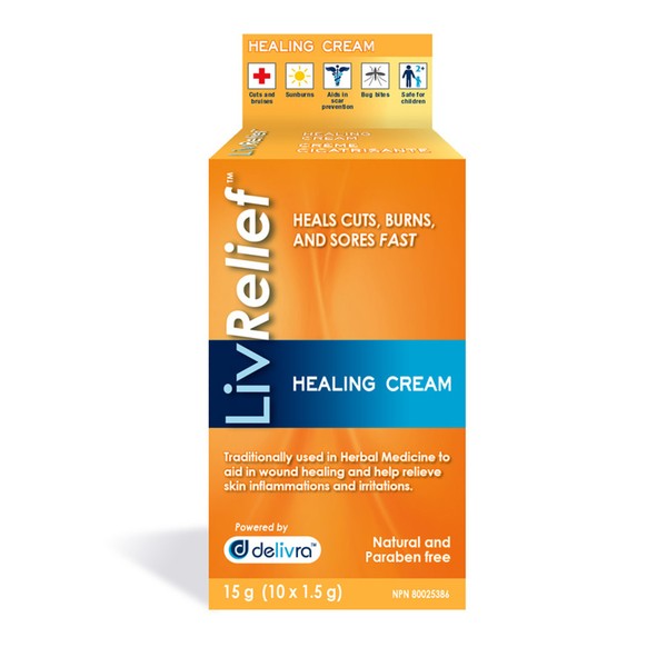 LivRelief Healing Cream 10 X 1.5 g