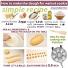 Walnut Cookie Mold Maker - Non-Stick Granite Oreshki Mold -