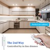 White LED Strip Lights, WOBANE Dimmable LED Light Strip Kit,