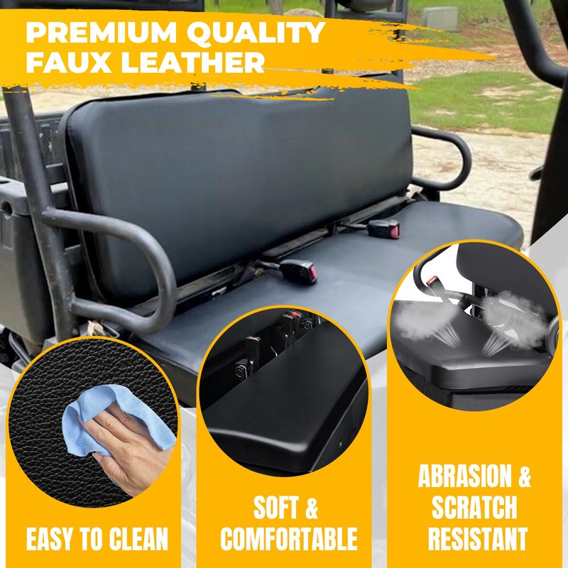 KUAFU UTV Seat Cover Set Compatible with 2002-2008 Polaris Ranger
