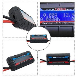 MASO 12V 150A Power Analyzer, Digital LCD Watt Volt Amp Meter Solar Wind Analyzer Energy Monitor for Car Caravan