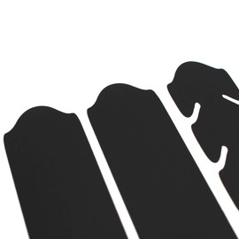 AlphaShield Bicycle Frame Protector, Chain Stays Protection Film Sticker Frame Protection Carbon MTB BMX Paint Protection Film K099 (Matt Black)