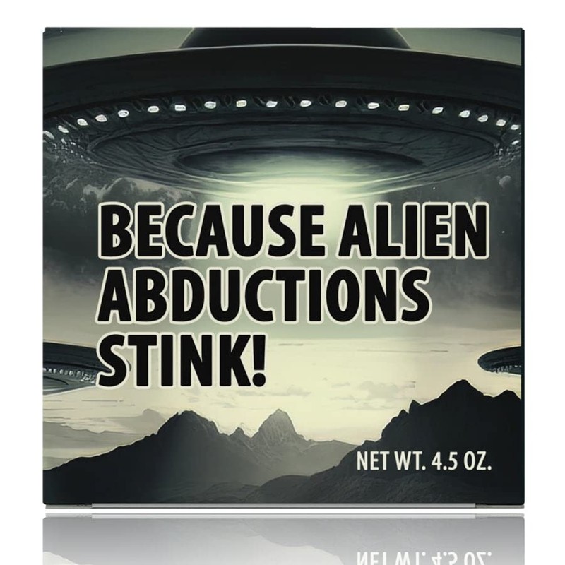 Totally Cheesy Funny Soap - Alien Invasion UFO Abduction Soap