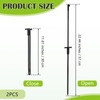 Archerest 2 Pcs Turkey Decoy Hunting Stakes, Portable Replacement Pole