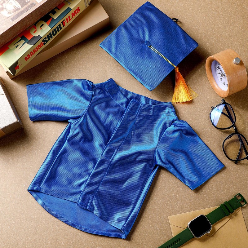 Bunnycool Dog Graduation Cap and Gown 2025 Washable Pet Graduation