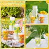Singhoow Singhoow 50 Pcs Capri Lemon Plastic Cups Bulk 16