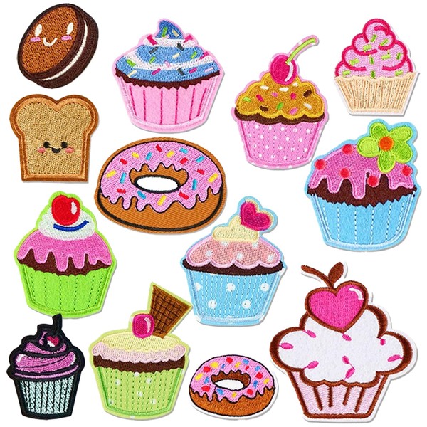 Yistoi 13 Patches zum Aufbügeln, Bügelbilder, Aufnäher zum Aufbügeln, Süße
