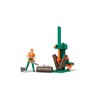 Bruder 62650 Bworld Log Splitting Forestry Logging Set with Man,