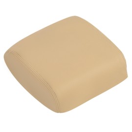 HECASA Center Console Armrest Lid Cover Compatible with 2009-2015 Honda Pilot PVC Beige