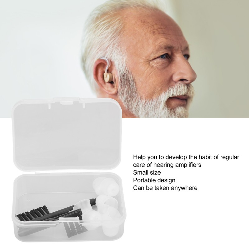 Hearing Amplifier Plugs Dome Silicone Lightweight Breathable Ear Tips Set