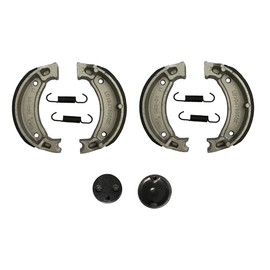 Factory Spec Front Brake Shoes & Rear Brake Pads, for Yamaha Blaster 200 fits 1988-2002 YFS200
