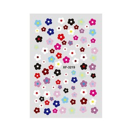 Generic Daisy Flowers Nail Stickers Sunflower Flower Leaf Avocado Extra Thin Nail Decals Xf3219 Nail Wraps Stickers Manicure Supplies for Women Nails Full Long Lasting Easy Apply and Remove
