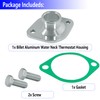 FBSCTMH Aluminum Water Neck Thermostat Housing with Gasket Compatible with