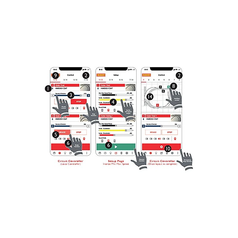 HM6000 App Based controllo analogico (BLE Unit)