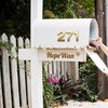 HopeWan Mailbox Numbers Gold, 2 Inch Address Sign Number Stickers